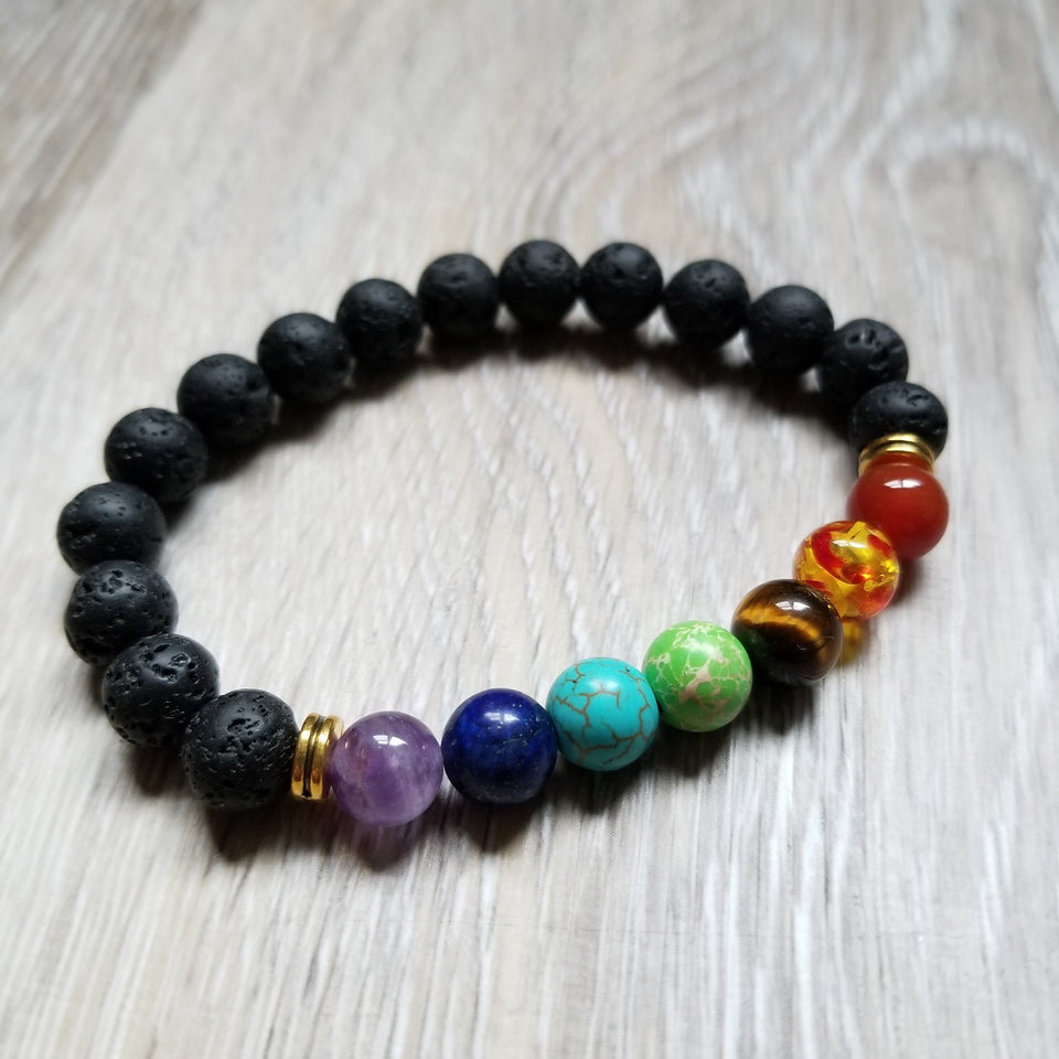 Chakra Gemstone Bracelet Bracelet Supply and Vibe