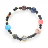 New! Handmade Solar System Bracelet With REAL Gemstones Bracelet Supply and Vibe