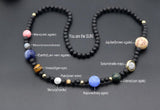 Handmade Solar System Natural Gemstone Necklace Necklace Supply and Vibe